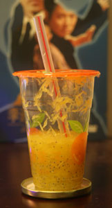 Fresh orange drink